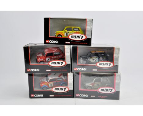 Corgi Diecast Mini issues. Racing Themes. M in Boxes. (5)
