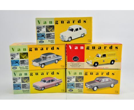 Corgi Vanguard Diecast comprising classic car issues. M in Boxes. (5)