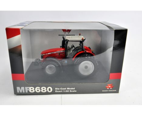 Universal Hobbies 1/32 Massey Ferguson 8690 Tractor. Special USA Flag Edition. M in Box (Some light smoke related staining to