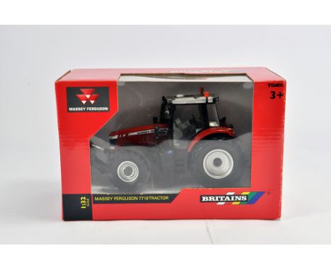 Britains 1/32 Massey Ferguson 7718 Tractor. M in Box (Some light smoke related staining to box). 