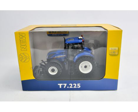 Universal Hobbies 1/32 New Holland T7.225 Tractor. M in Box (Some light smoke related staining to box).  