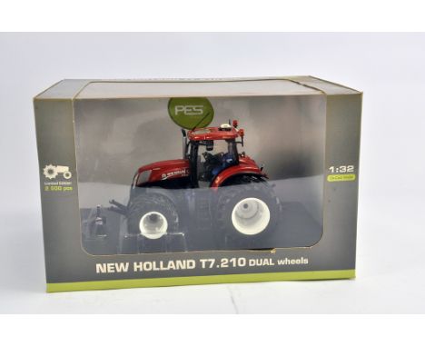 Universal Hobbies 1/32 New Holland T7.210 Tractor on Duals. Special Terracotta PES Edition. M in Box (Some light smoke relate