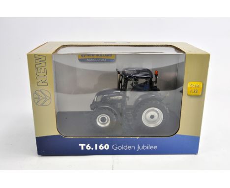 Universal Hobbies 1/32 New Holland T6.160 Tractor. Golden Jubilee Edition. M in Box (Some light smoke related staining to box