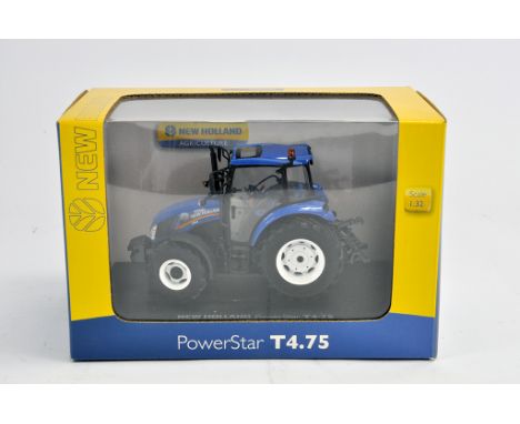 Universal Hobbies 1/32 New Holland Powerstar T4.75 Tractor. M in Box (Some light smoke related staining to box). 