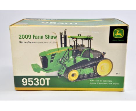 Britains Ertl 1/32 John Deere 9530 T Tractor. 2009 Farm Show Edition. M in Box (Some light smoke related staining to box). 