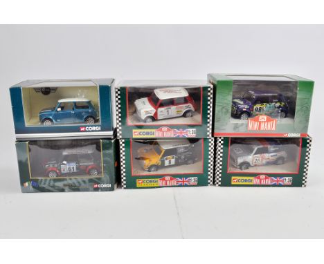 A group of Corgi Diecast Mini Models. Various promotional issues etc. M in Boxes. (6)
