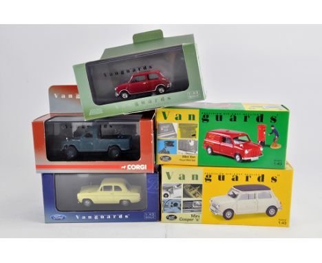 Corgi Vanguard Diecast comprising classic cars. M in Boxes. (5)