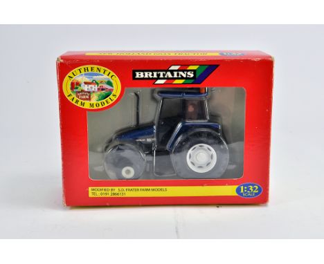 Britains 1/32 New Holland 6635 Tractor. Special Code 3 Edition produced by S Frater. M in Box (Some light smoke related stain