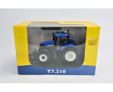 Universal Hobbies 1/32 New Holland T7.210 Tractor. M in Box (Some light smoke related staining to box).  