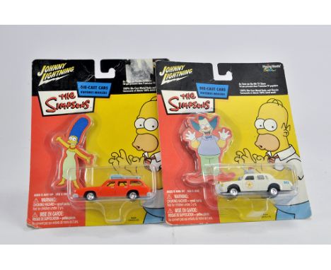 Simpsons Diecast Car Issues from Johnny Lightening. M in Packaging. (2)