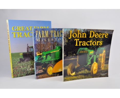 Trio of John Deere Tractor Reference books. (3)