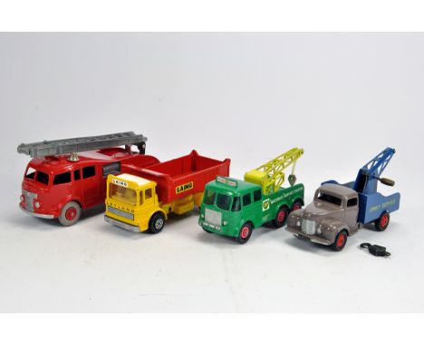 Dinky Toys group including fire engine and Commer Breakdown plus Matchbox Issues. VG to E. (4)