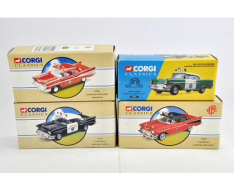 4 x Corgi Classics Diecast Emergency Vehicles. M in Boxes. (4)