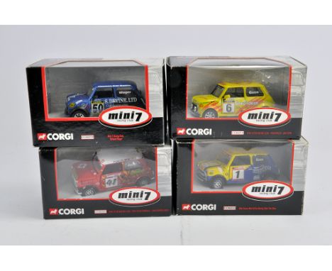 Corgi Diecast Mini issues. Racing Themes. M in Boxes. (4)