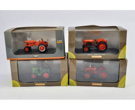 Universal Hobbies 1/43 Tractor Group. M in Boxes (Some light smoke related staining to box). 