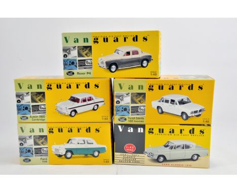 Corgi Vanguard Diecast comprising classic car issues. M in Boxes. (5)