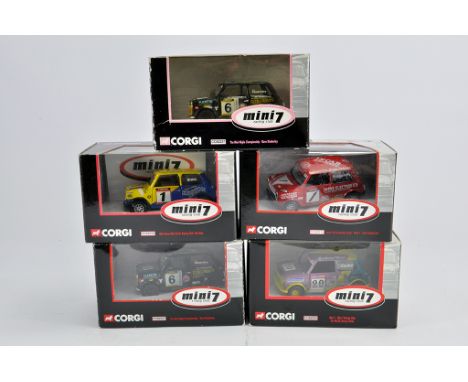 Corgi Diecast Mini issues. Racing Themes. M in Boxes. (5)