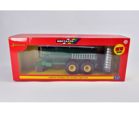 Britains 1/32 Samson Tanker and Slurry Injector. M in VG to E Box.