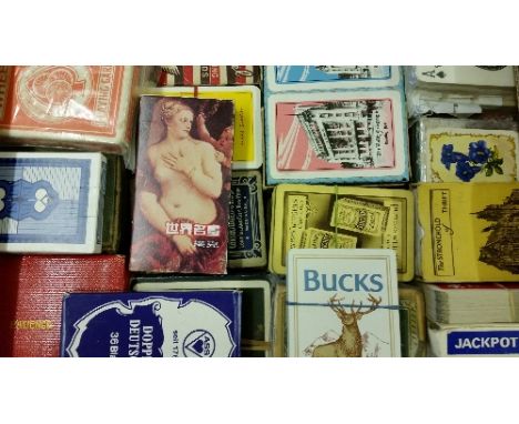PLAYING CARDS, complete (60), inc. advertising, glamour, circular, Daily telegraph etc., G to EX, Qty.