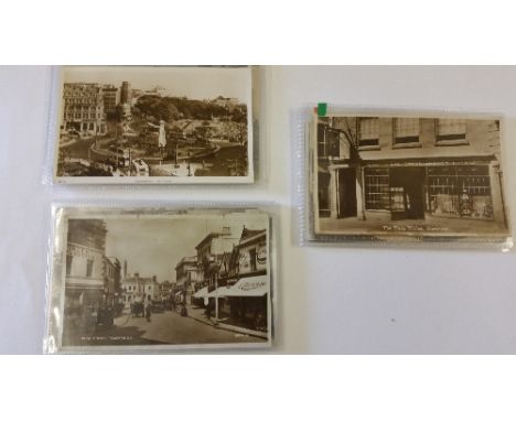 POSTCARDS, topographical selection, UK, inc. Corporation Street, Council House Birmingham, Broadgate Coventry, Cenotaph & Cou