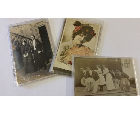 THEATRE, postcards, inc. Phyllis Dare, Marie Studholme, Madge Vincent, Edna May, Nina Sevening, Wilson Barrett, Ruby Ray, Ger