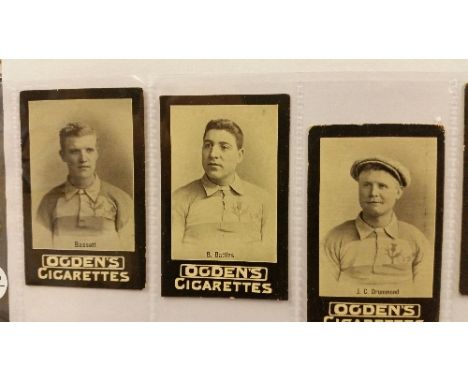 OGDENS, Tabs (Item 97-2), Footballers, all p/b, slight scuffing to corners, G to VG, 17
