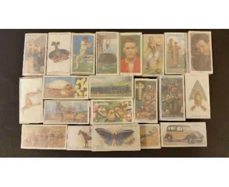 MIXED, complete (20), inc. Players (10), Army Life, Derby and Grand National Winners, Motor Cars, Dogs, Military Head-Dress; 