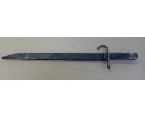 A Japanese 1897 model bayonet and scabbard made by Aisan Kogyo Arsenal