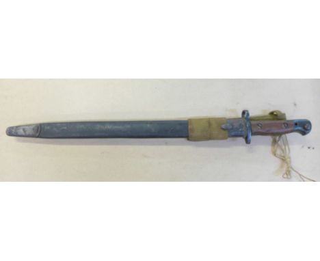 A British 1907 pattern bayonet, 8 16 Wilkinson blade