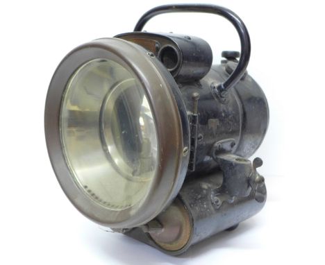 A Lucas King of the Road carbide lamp