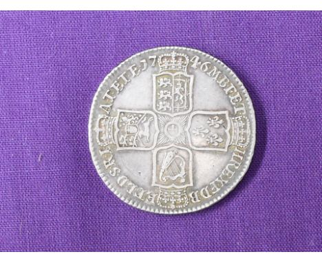 A George II 1746 Lima Halfcrown