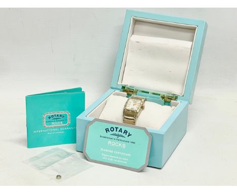 A ladies Rotary Rock watch in box. 