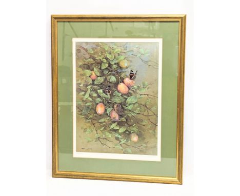 A signed Gordon Beningfield print, 230/500. 51x63.5cm 