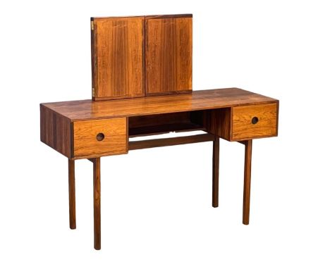 A rare excellent quality Danish rosewood dressing table designed by Kai Kristiansen for Aksel Kjersgaard Odder. Model 40. Mid