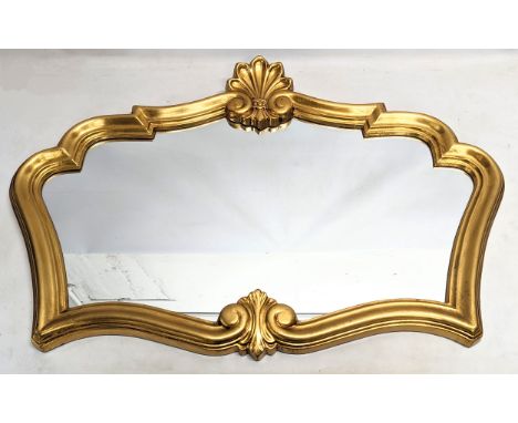 An 18th century style gilt framed mirror. 88x61cm 