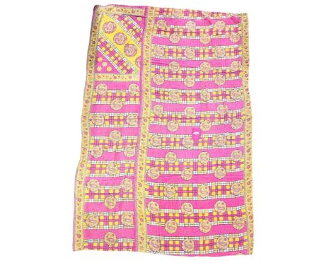 A large vintage throw made from Indian Saree. 140x221cm 