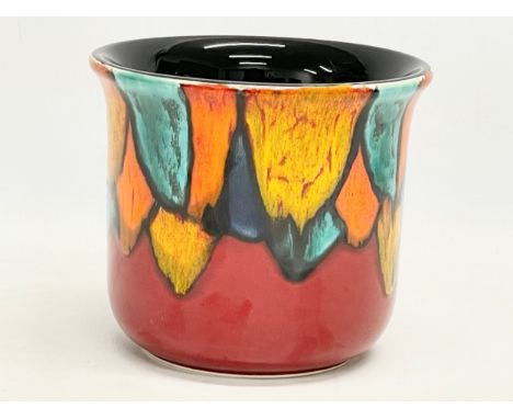 A Poole pottery jardiniere, signed JB (Jane Brewer) 15x13cm 