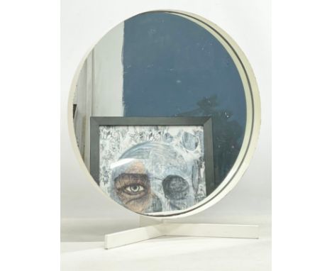 A rare 1960’s tabletop mirror by Durlston Designs. 51x29x56cm 