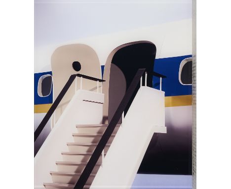 DEMAND, THOMAS1964 MünchenTitel: Gangway (für Parkett 62). Datierung: 2001. Technik: Lambda Print, auf schwarzes Acrylglas ka