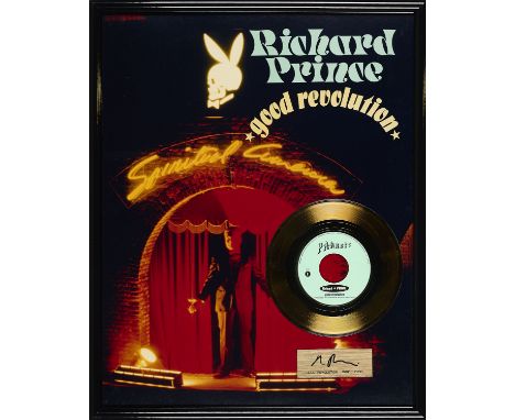 PRINCE, RICHARD1949 PanamaTitel: Good Revolution (für Parkett 34). Datierung: 1992. Technik: Goldene Schallplatte und gravier