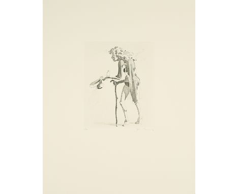 CURRIN, JOHN1962 Boulder/ColoradoTitel: The Beggar's Alms (für Parkett 65). Datierung: 2002. Technik: Aquatinta, Zuckertusche