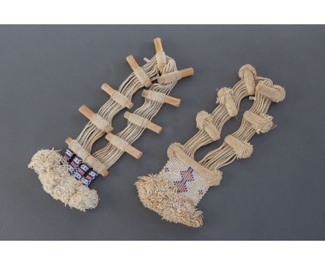 String, beads and agapanthus roots pieces(2) Comment: These two are nursing necklaces, worn by mothers who are breastfeeding 