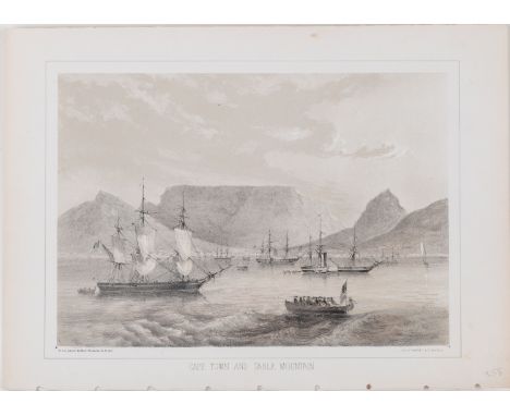 CAPE TOWN AND TABLE MOUNTAINWilliam Heine & Eliphalet Brown (lithographer)New York: Sarony & Co, [1856]Tinted lithograph, une