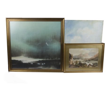 A selection of 20th Century artwork, prints, drawings and paintings of assorted subjects, including a Montague J Dawson (1890