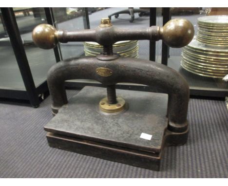 An early 19th century bookpress by Patrick Ritchie Oakfield Edinburgh, with brass handles