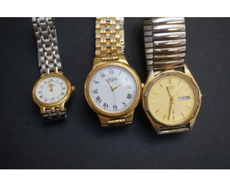 Rotary, Citizen &amp; 1 other wristwatch