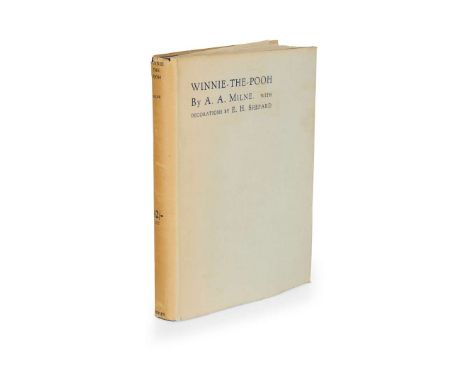 Milne, A. A. Winnie-the-Pooh With Decorations by Ernest H. Shepard. London: Methuen &amp; Co. Ltd., 1926. First edition, sign