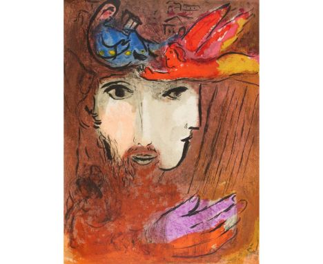  Chagall, Marc [Dessins pour la Bible] Revue artistique et littéraire. Directeur: Tériade. Vol. VIII, Nos 33 et 34. Paris: Ed