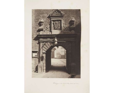 Annan, Thomas Memorials of the Old College of Glasgow Glasgow: Thomas Annan &amp; James Maclehose, 1871. 4to, 41 mounted phot