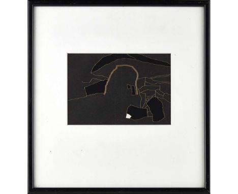 Robinson, Ivor (1924-2014) 'The Lamentations of Jeremiah', design for book cover, 1981 Inscribed and dated (to back board), p